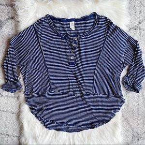 Free people striped henley top